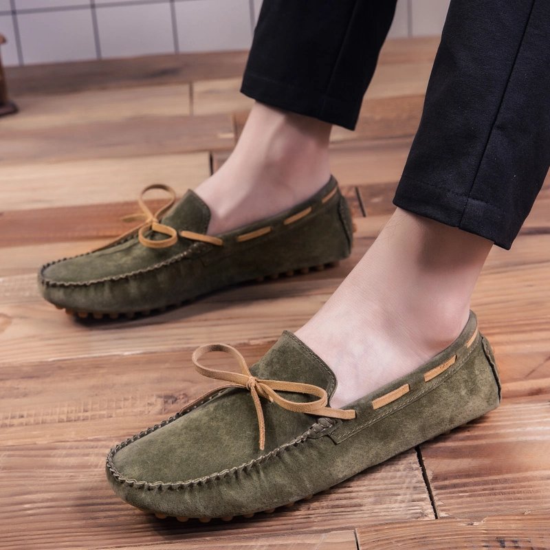 Fashion Cow Suede&#160; Leather&#160; Driving Loafers Casual&#160; Men&prime;s Moccasin&#160; Shoes