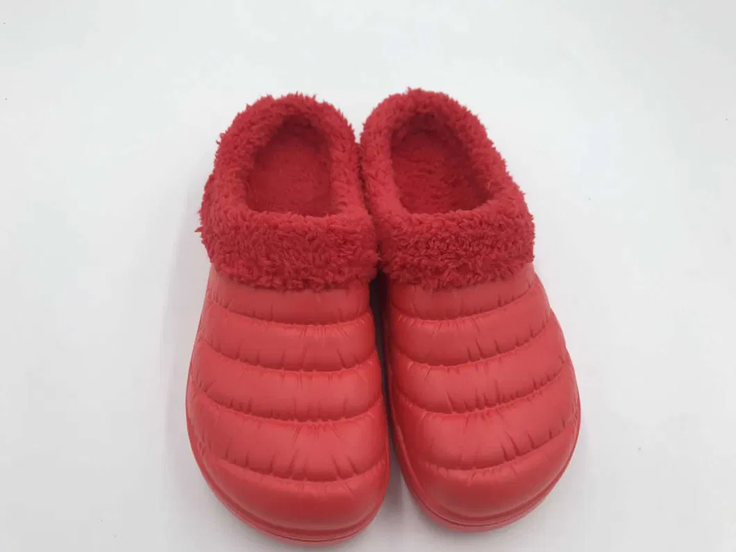 New Arrival Winter Fuzzy Slippers Soft Warm Indoor Slippers Custom Color Cotton Shoes