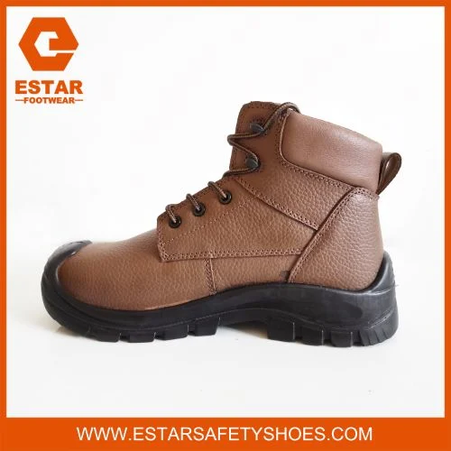 Lace up Dielectric Leather Wholesale Work Safety Shoe with Steel Toe