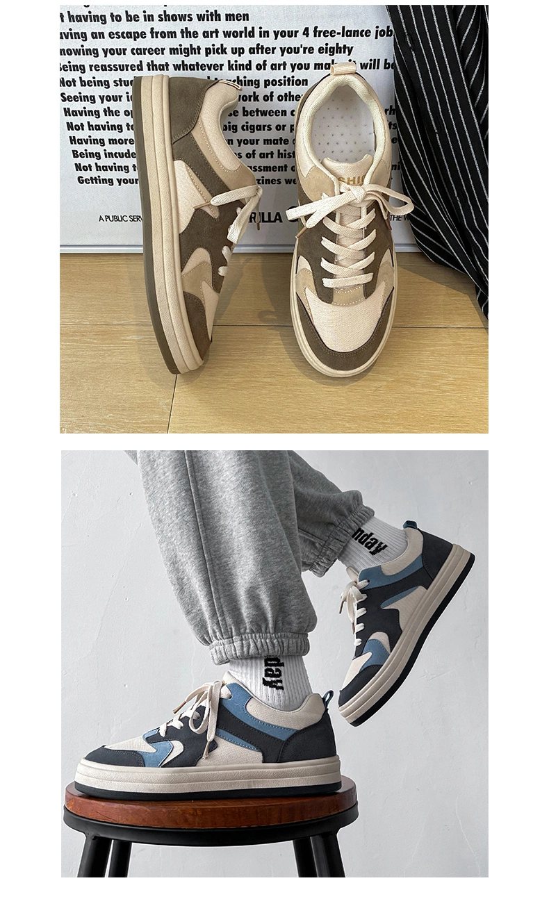 High Quality Fashion Lace-up Blank Custom Low Shoes Man Fashions Casual Shoes