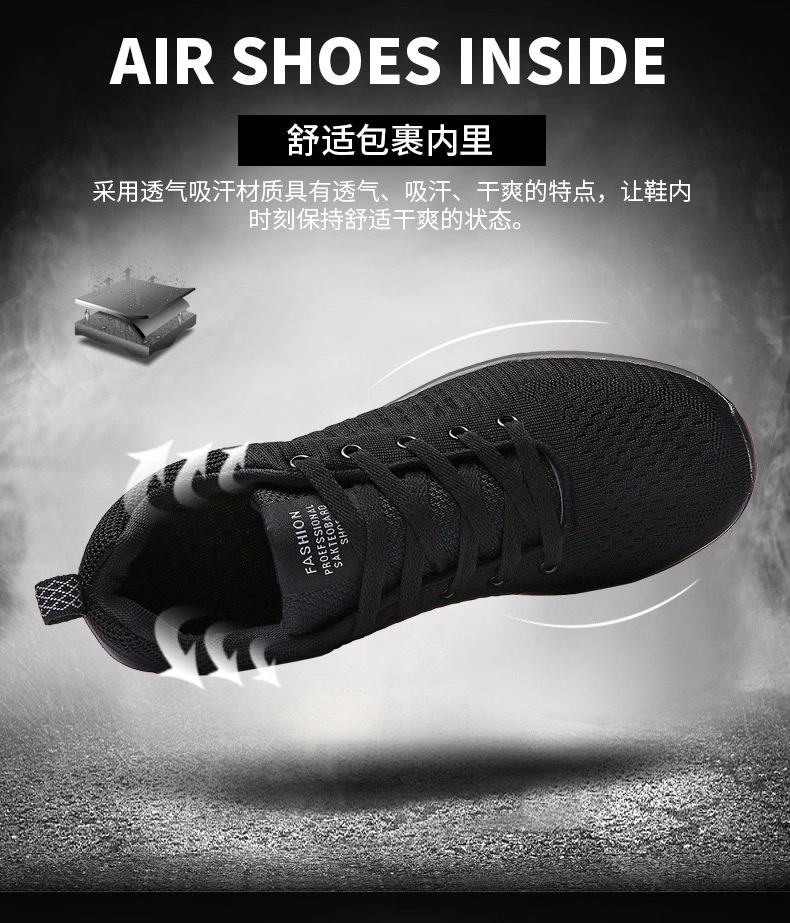 Breathable Flyknit Athletic Sports Shoes for Men Fashion Walking Flat Shoes Cheap Price Comfort Stock Running Shoes Youth Shoes Sporting Shoes Casual Shoes