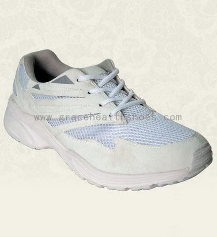 Comfort Walking Shoe with Orthotic Support &amp; Shock Absorbing Sole Health Sneaker