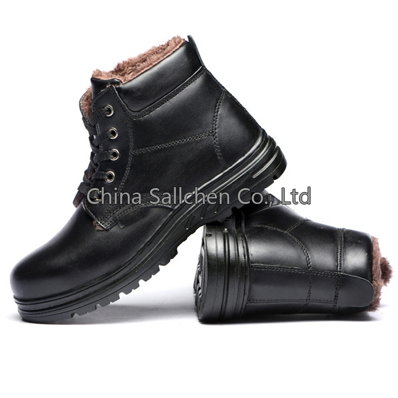 High Top Cotton Thermal Steel Toe Work Shoes