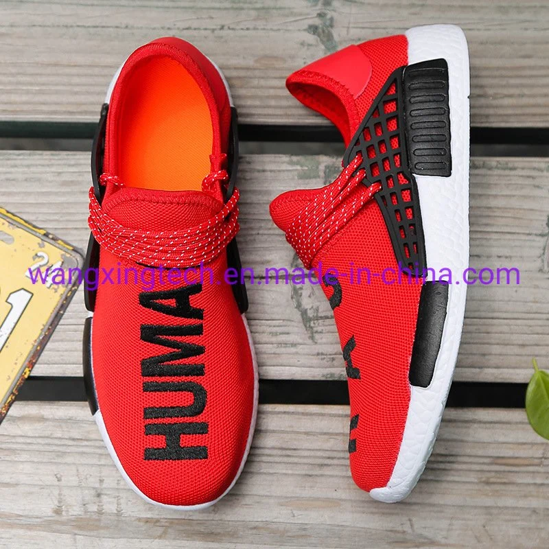 Wholesale OEM ODM Breathable Leisure Sports Running Shoes Men&prime;s Street Fashion Trend Flying Woven Tide Mesh Athletic &amp; Sports Shoes