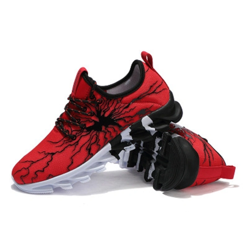 Men Tennis Shoes Stylish Graffiti Lightweight Cool Sneakers Athletic Sports Shoes Esg13357