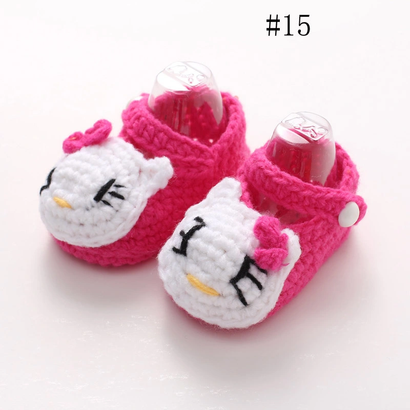 Crochet Casual Baby Girls Handmade Knitted Sock Infant Baby Shoes Lightweight Esg14062