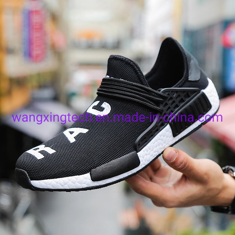 Wholesale OEM ODM Breathable Leisure Sports Running Shoes Men&prime;s Street Fashion Trend Flying Woven Tide Mesh Athletic &amp; Sports Shoes