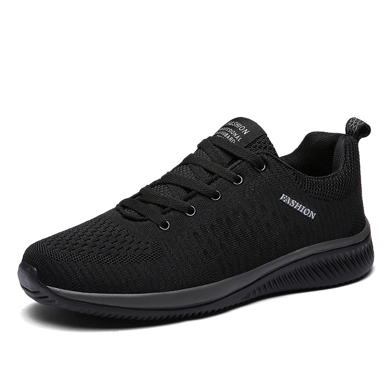 Breathable Flyknit Athletic Sports Shoes for Men Fashion Walking Flat Shoes Cheap Price Comfort Stock Running Shoes Youth Shoes Sporting Shoes Casual Shoes