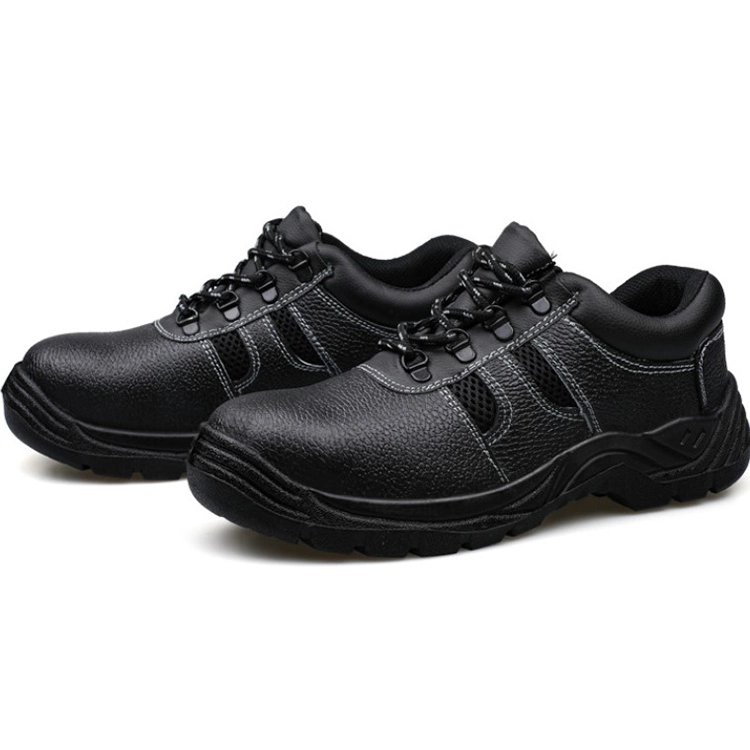 Genuine Leather Composite Toe Comfortable Safety Work Shoes for Men