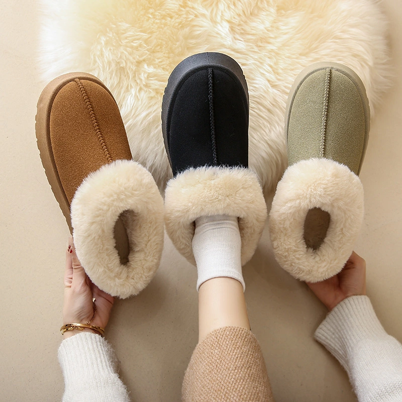 New Arrival Sheepskin Women&prime;s Winter Fur Boots Waterproof Classic Snow Boots Ugh Style Platform Shoes