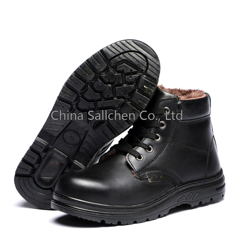 High Top Cotton Thermal Steel Toe Work Shoes