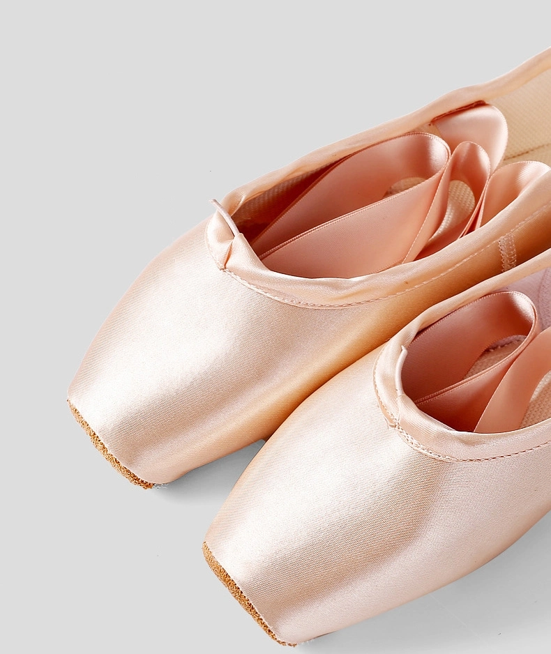 Hot Sale Girls Women Genuine Leather Dance Stretch Canvas Ballet Shoes