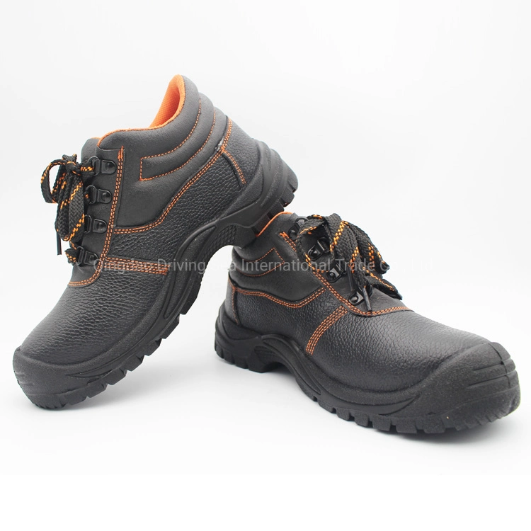 Genuine Leather Waterproof Industrial Working Safety Shoes