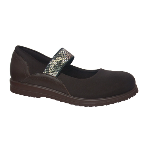 Women Wide Toe Comfort Sandal for Standing All Day with Arch Support Footbed