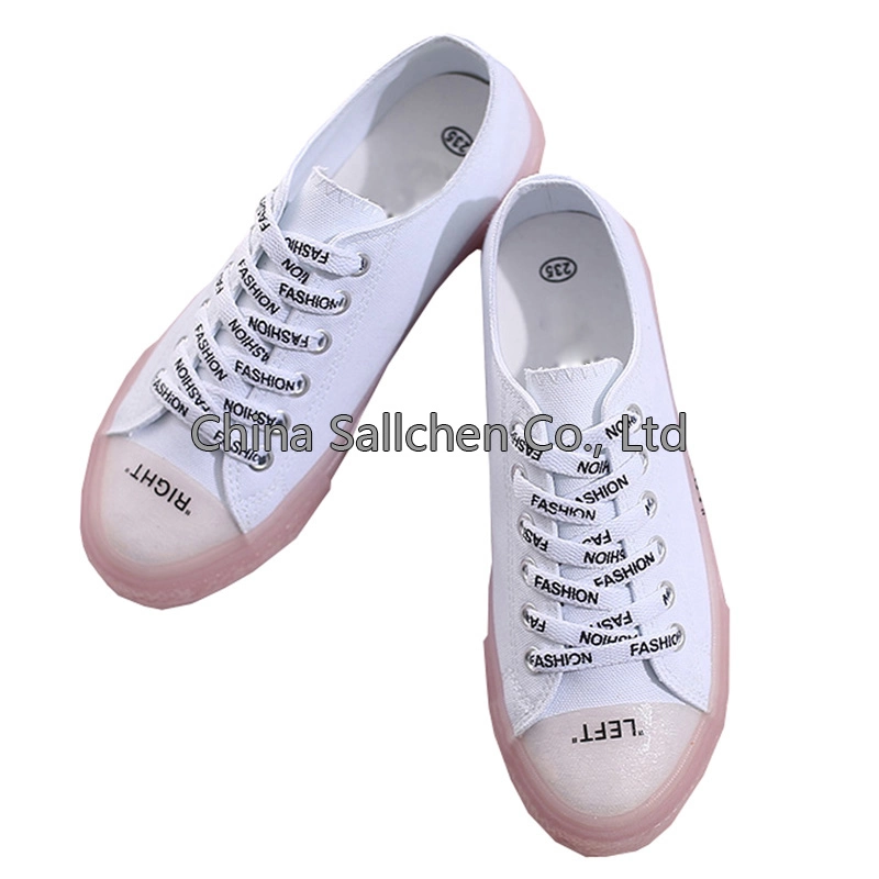 Girls Crystal Canvas Lace up Sports Shoes