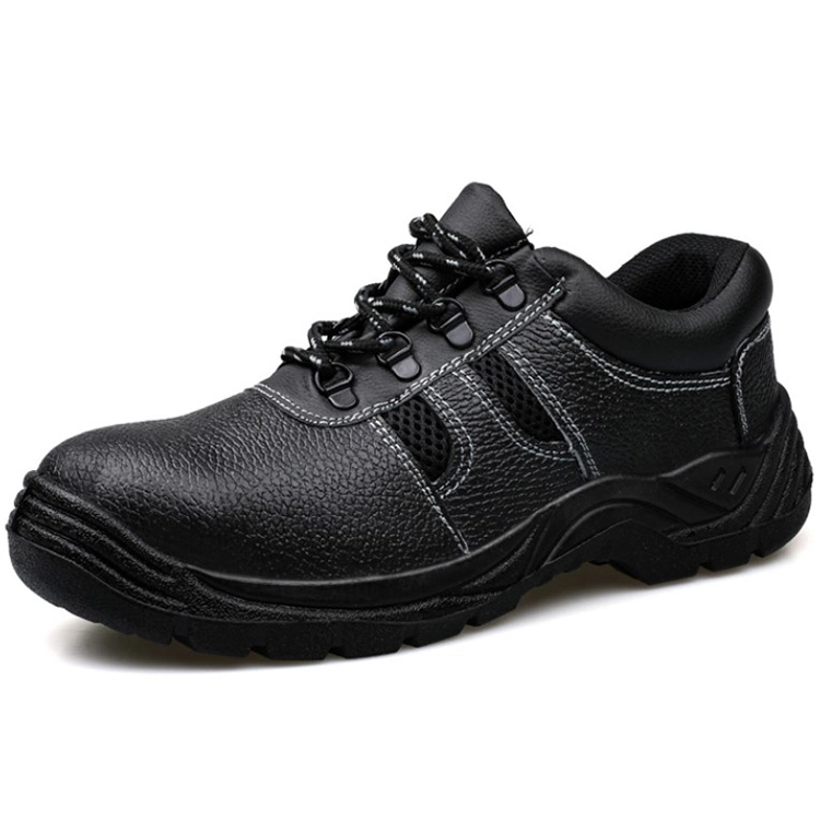 Genuine Leather Composite Toe Comfortable Safety Work Shoes for Men