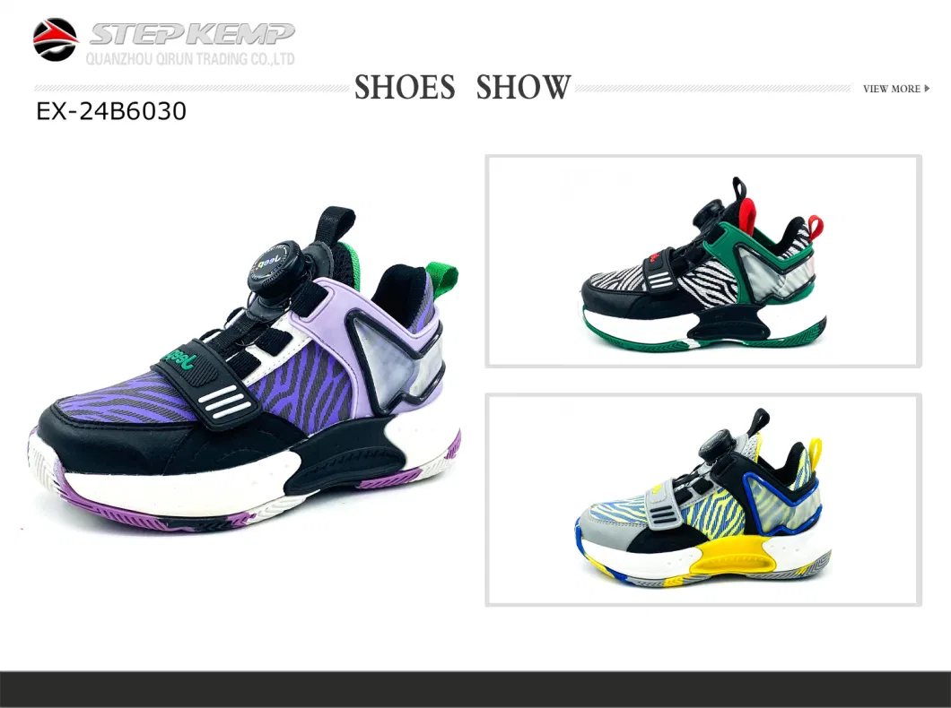 Hot Selling Children Casual Walking Shoes Kids Basketball Sports Shoes Ex-24b6030