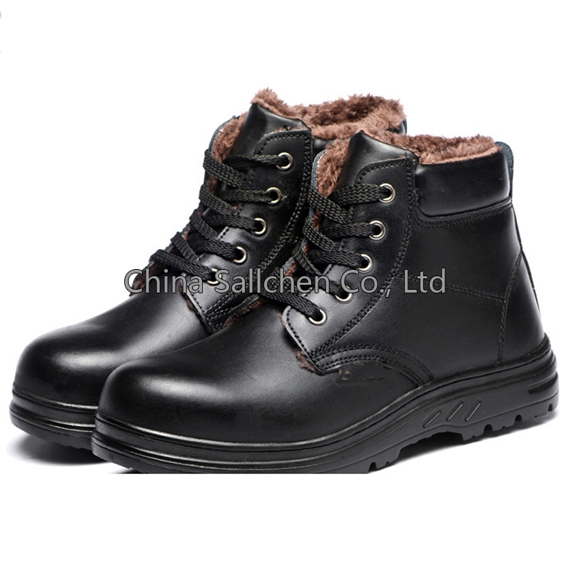 High Top Cotton Thermal Steel Toe Work Shoes