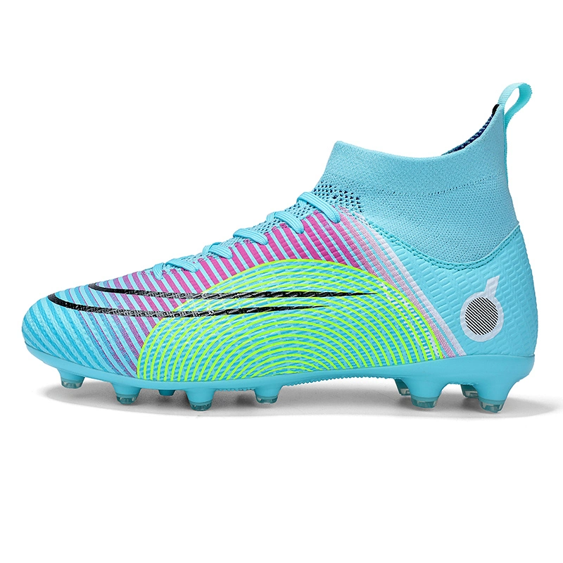 Factory Customize Branded Outdoor Soccer Football Flyknit Sport Men Shoes