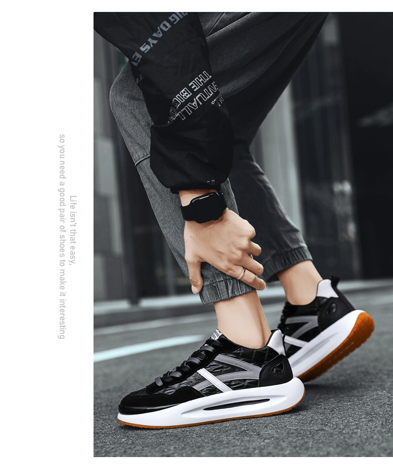 Good Price MID Top Casual Sneakers Platform Walking Style Board Shoes