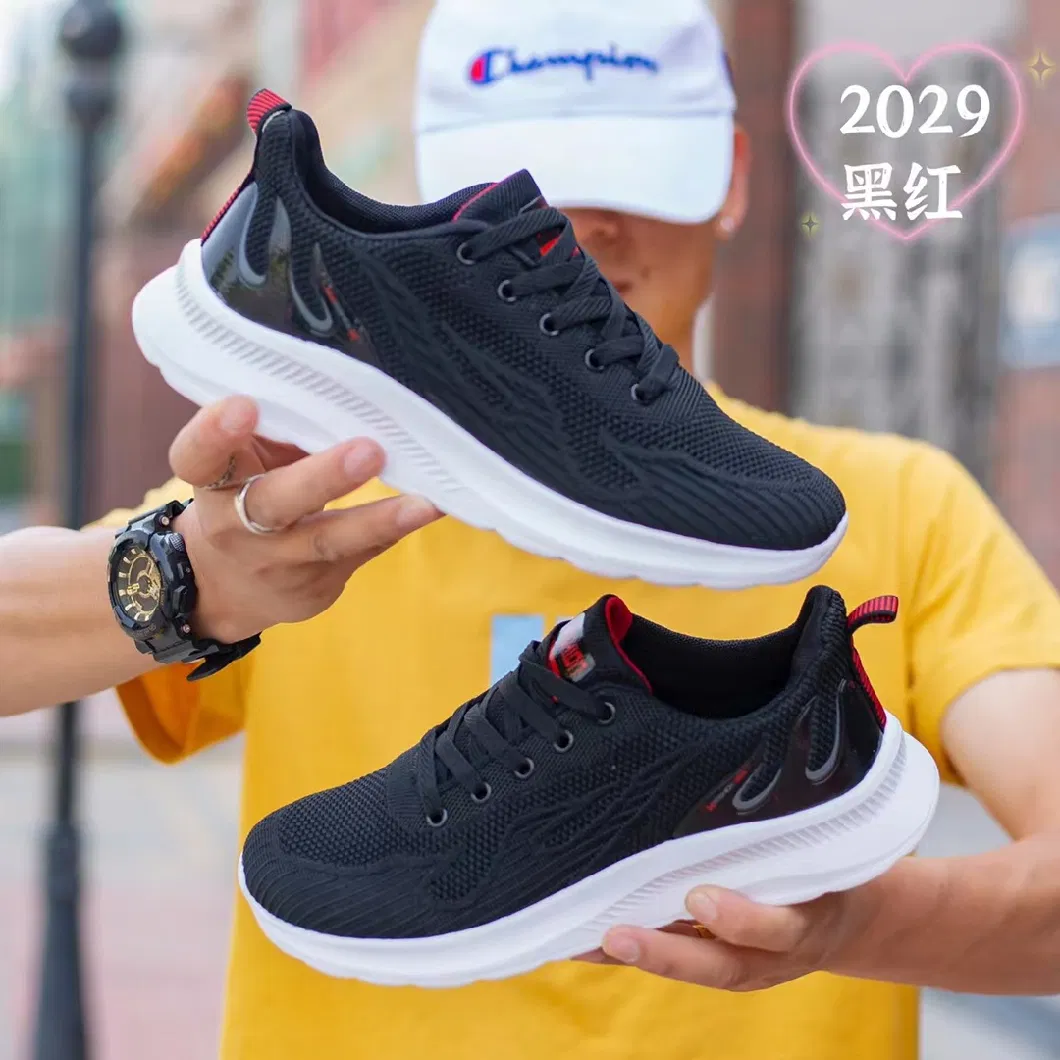 Factory Supply Brand Four Colors Couple Comfortable Resilient Running Sneaker Sports Shoes