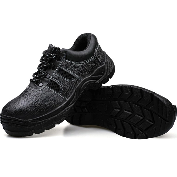 Genuine Leather Composite Toe Comfortable Safety Work Shoes for Men