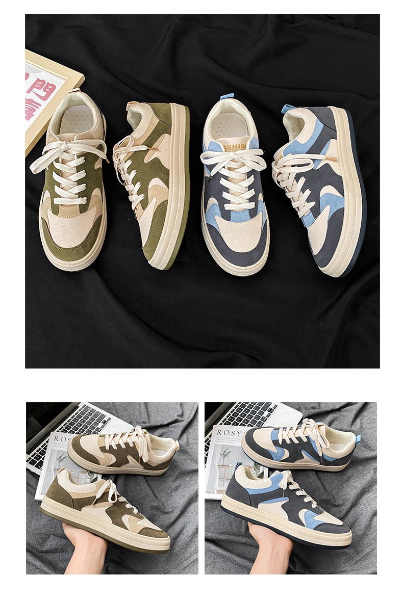 High Quality Fashion Lace-up Blank Custom Low Shoes Man Fashions Casual Shoes