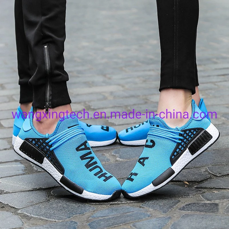 Wholesale OEM ODM Breathable Leisure Sports Running Shoes Men&prime;s Street Fashion Trend Flying Woven Tide Mesh Athletic &amp; Sports Shoes