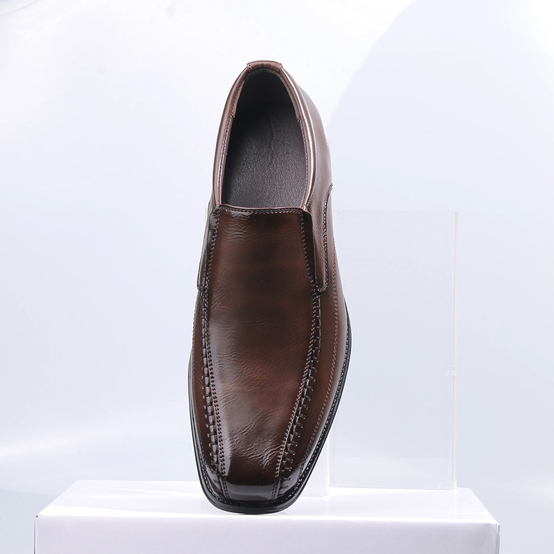 2024 New Product Italian Oxford Man Shoes Comfort Slip on Leather Dress Shoes