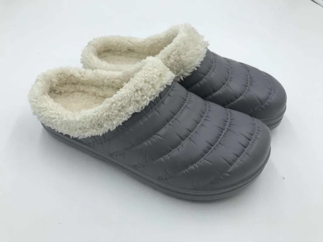 New Arrival Winter Fuzzy Slippers Soft Warm Indoor Slippers Custom Color Cotton Shoes