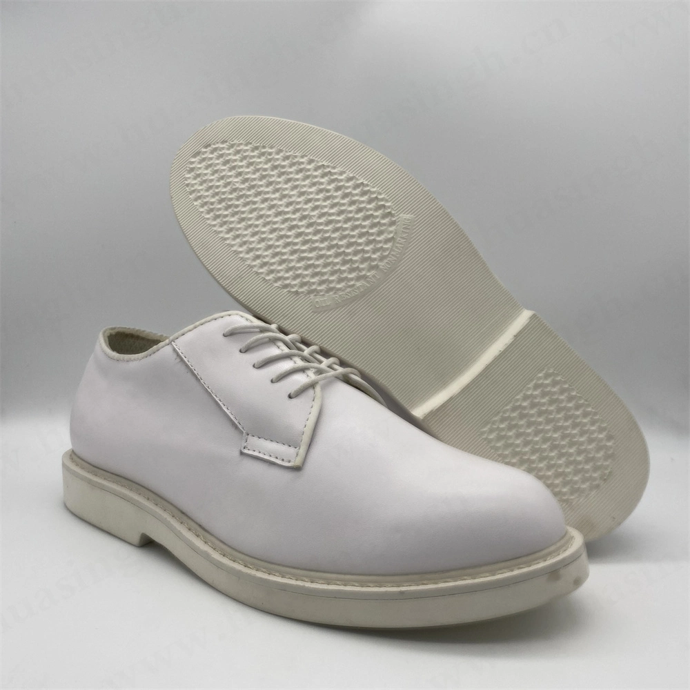 Zh, Wholesale White Full Grain Leather Lace-up White Dress Shoes for Meeting Hsa078