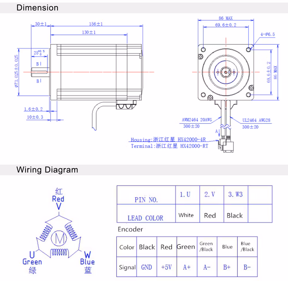 Siheng China Suppliers CE Quality 12nm NEMA 34 3phase Closed Loop Stepper Motor Easy Servo with Driver Kit for CNC Machine