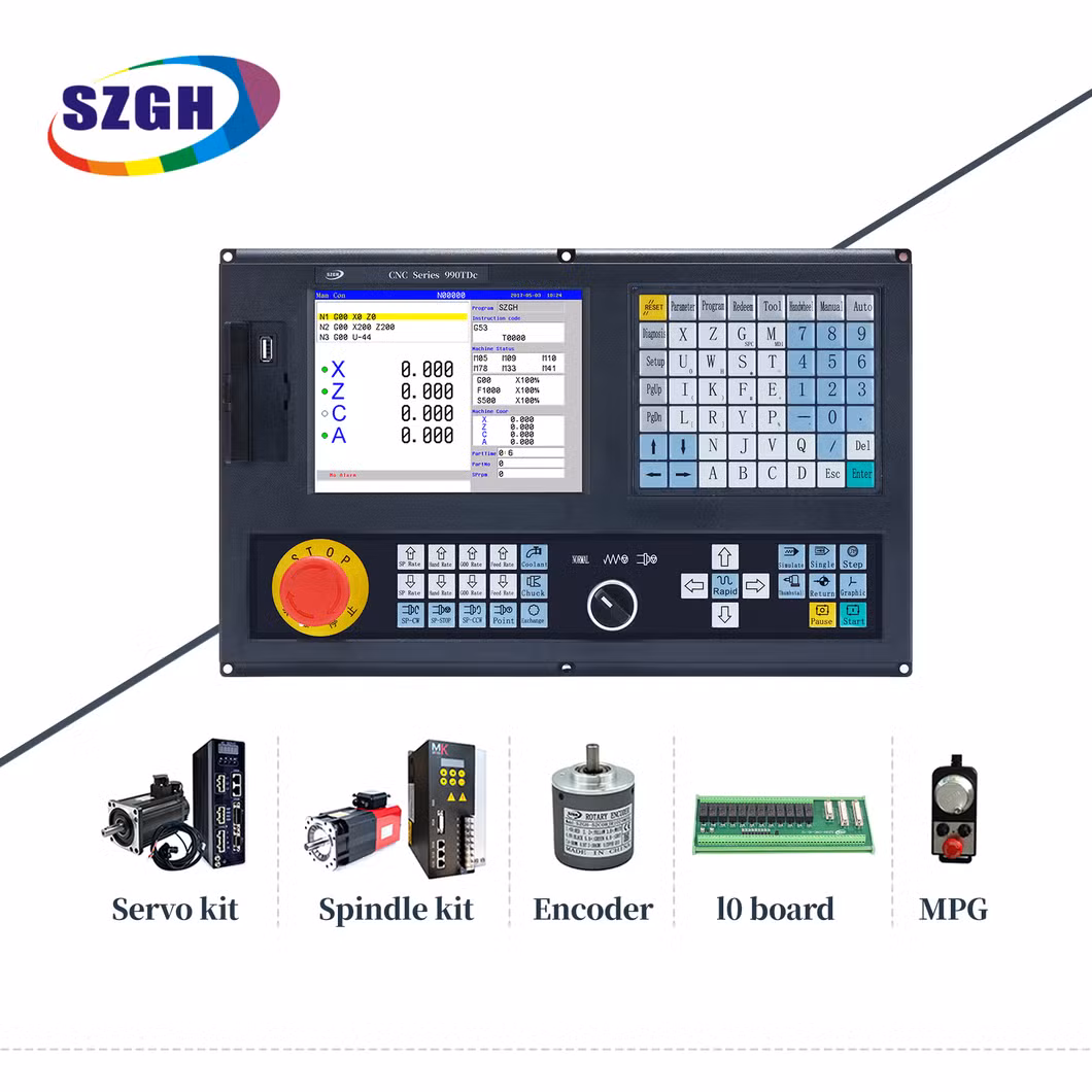 Cheap Price 2/3/4 Axis Similar GSK CNC Controller with Servo Motor and Driver