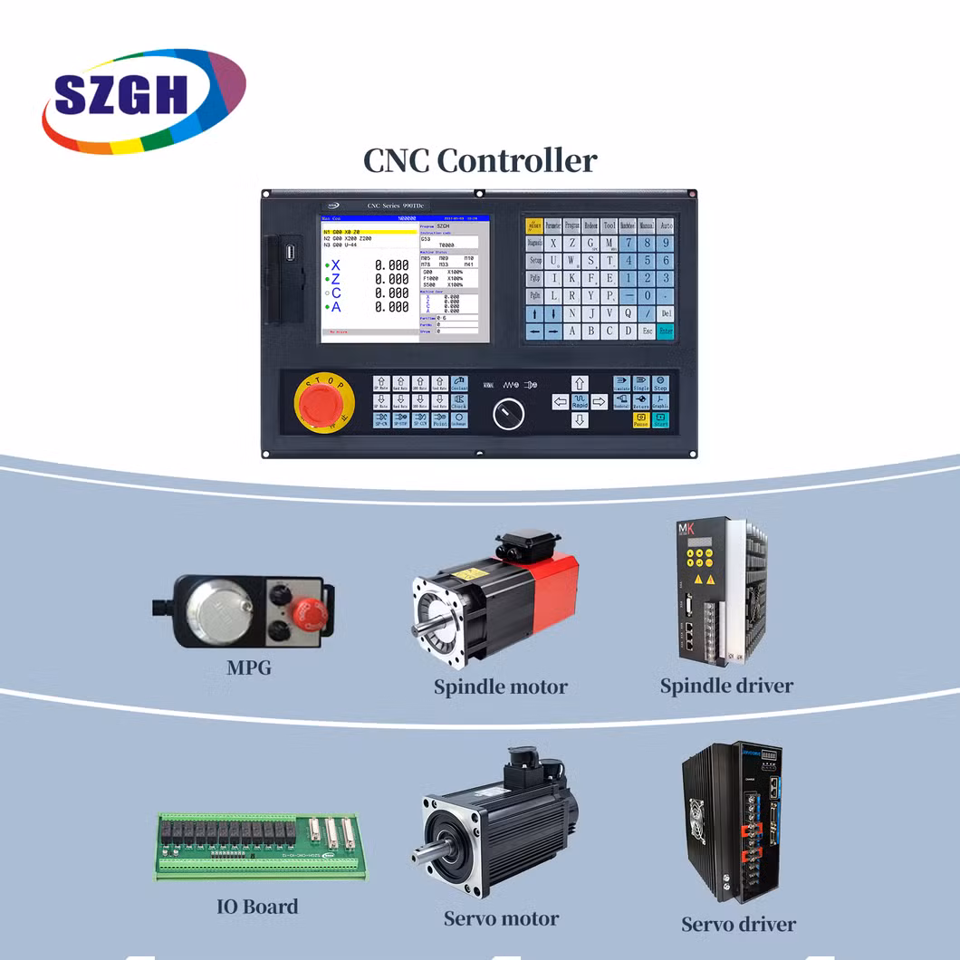 Cheap Price 2/3/4 Axis Similar GSK CNC Controller with Servo Motor and Driver