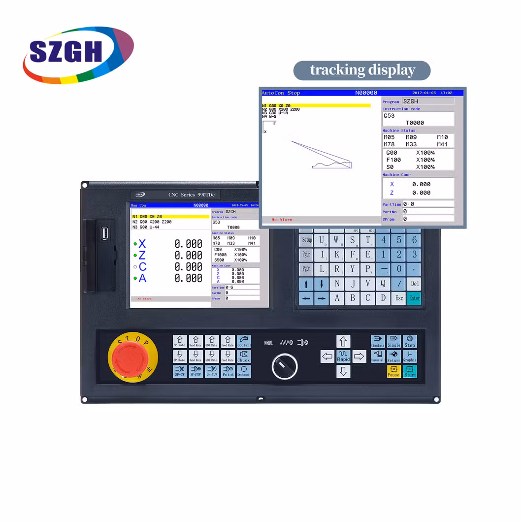 Cheap Price 2/3/4 Axis Similar GSK CNC Controller with Servo Motor and Driver