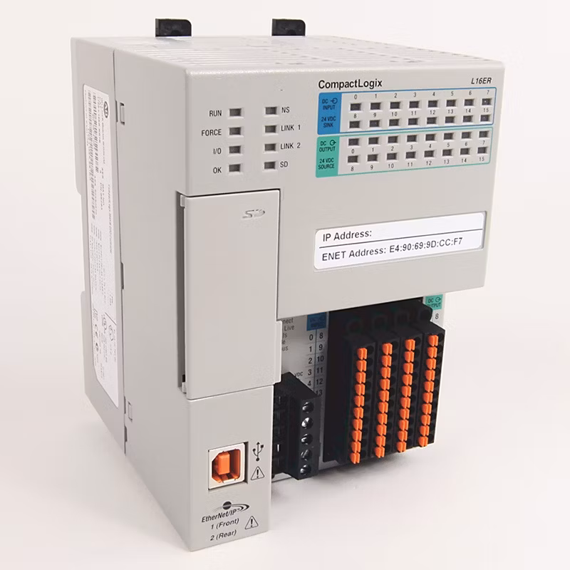 New Factory Sealed 1769-L16er-Bb1b Compactlogix L16 384kb Ctlr Controller