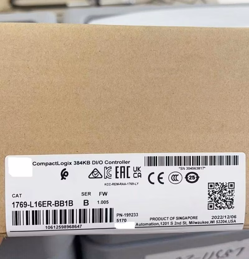 New Factory Sealed 1769-L16er-Bb1b Compactlogix L16 384kb Ctlr Controller