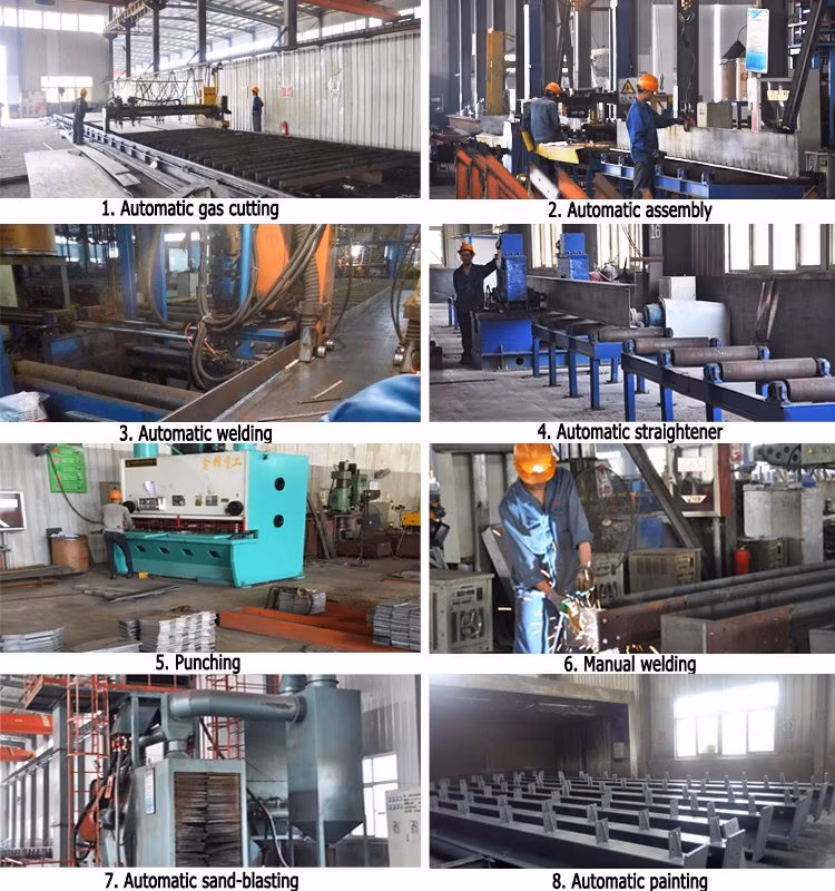 Steel Space Frame Structure Warehouse Steel Structural Shed with Large Span
