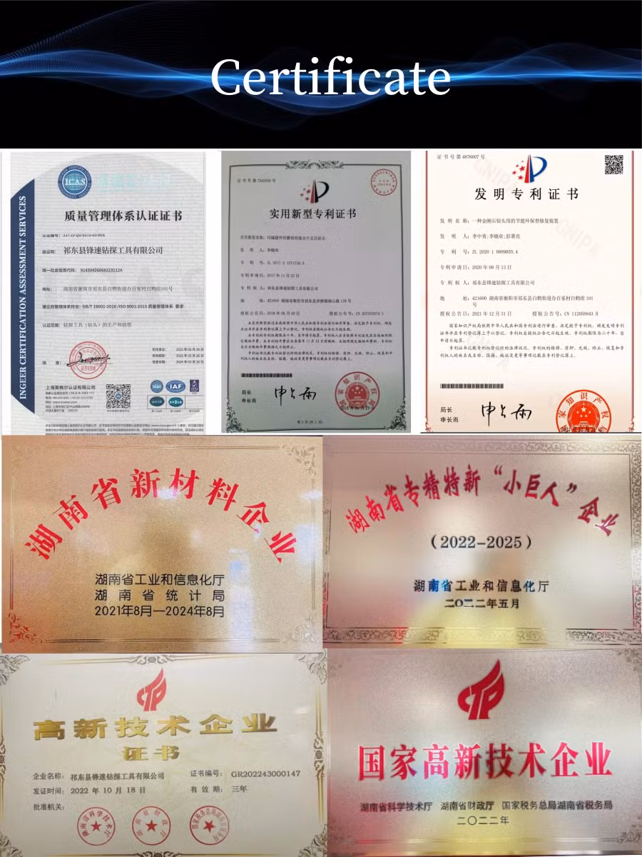 Wholesale Factory Customized Reinforced Concrete Formation Mining Well Spot Drill Bits