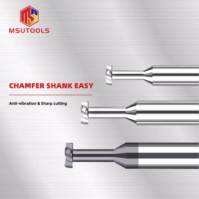 Msu Customized T-Slot Milling Cutter Tool Carbide T-Type End Mill for Aluminum