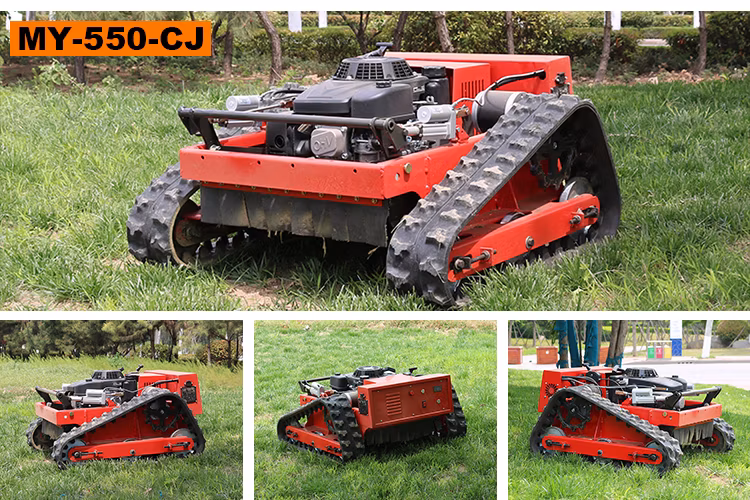 High Quality Multifunctional Gasoline Engine Remote Control Lawn Mower