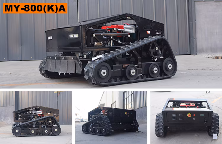 High Quality Multifunctional Gasoline Engine Remote Control Lawn Mower