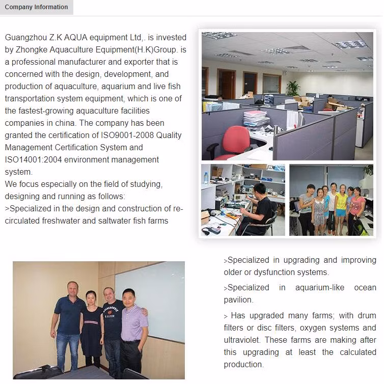 Sturdy Corrosion Resistant Rotary Drum Filter Pisciculture