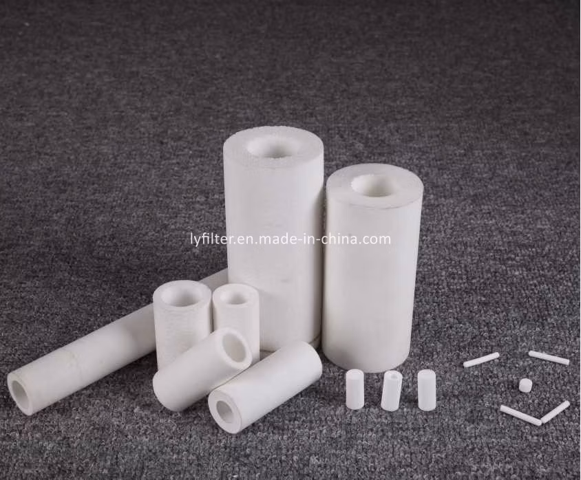 1/3/5/10/20/30/50/100um Sinter Porous Plastic Media Filter Products for Air Bubble Generator Tube Decarbonization Silencer