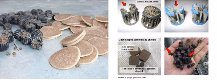 Ecopro Mutag Biochip Biomedia Biocarrier Biofilter for Biological Wastewater Treatment Mbbr