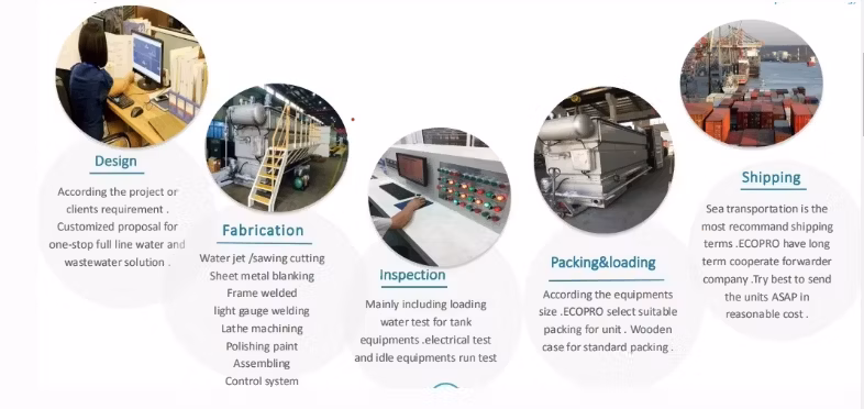 Ecopro Daf Manufacturer Dissolved Air Flotation System Wastewater Treatment Equipment