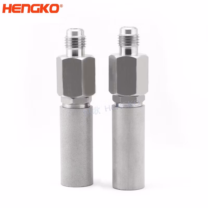Sintered 316L Stainless Steel Sparger Sintered Metal Filter Diffuser for Ozone Sterilization