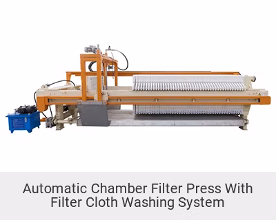 Membran Filter Press with PP Coated Beam and Stainless Steel Drip Tray and Water Channel Chamber Filter Press Plate and Frame Filter Press