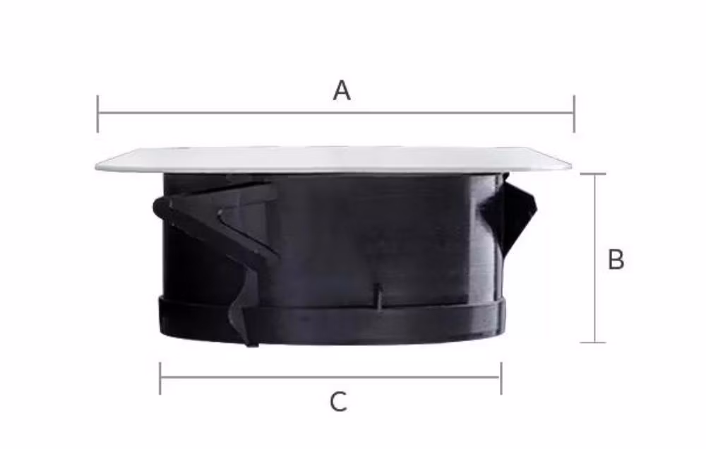 HVAC System Adjustable Plastic Round Ceiling Air Diffuser