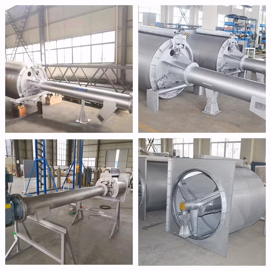Channel Canal Wastewater Treatment Mechanical Fine Rotary Drum Screen